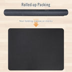 Office Chair Mat for Hard Floors,40"x48" Anti-Slip Waterproof Hardwood Floor Chair Mat,Heavy Duty Floor Protector Rolling Chairs for Home Office(Black) - Image 6
