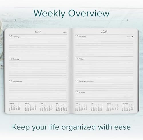 Harbor Large Weekly Monthly Planner 2026-2027 Key West Dark Purple - Image 2