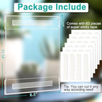 Aheroi Acrylic Sign Holder 8.5x11 Wall Mount, Wall Sign Flyer Holder 30Pcs - Image 2