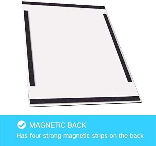 ZHIDIAN Document Sign Holder Pockets with Magnetic Back, Plastic Poster Picture Notice Display Frame for Fridge/Whiteboard/Chalkboard/Cabinet, 8.5 x 11.6 Inches, Silver, 30 Pcs - Image 4