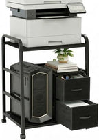 Printer Stand with Storage by Zexvida