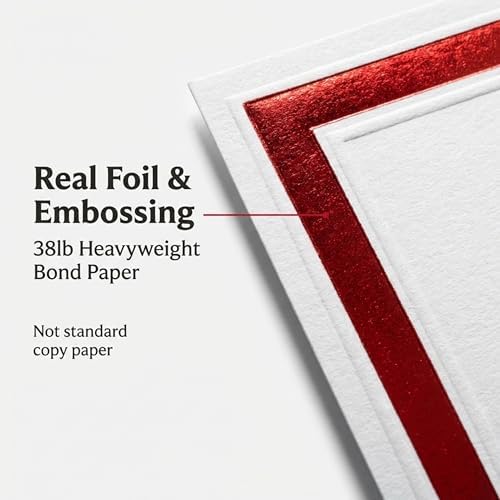 Signature Specialty Certificates, Red Bold Foil Border, 50 Sheets - Image 2