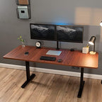 VIVO Dark Walnut 71 x 30 in Table Top, DESK-TOP72-30D - Image 2