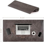 Genuine Leather Desk Mat - Executive Real Leather Desk Pad - Large (18 3/4" X 35 3/4") | Non-Slip Desk Blotter - Image 6