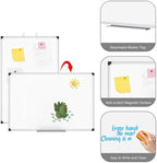 XBoard Magnetic Dry Erase Board 36 x 24 Inch, 3' x 2' White Board for Wall | Silver Aluminum Frame Presentation Board for Home Office Classroom (Pack of 2) - Image 2