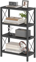 HOOBRO Desk Shelf, 4 Tier Stackable Desktop Bookshelf, Small Bookcase by HOOBRO