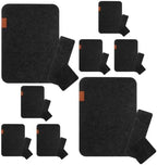 8 Sets Felt Dining Table Pads Set with Coasters and Cutlery Bags by ABOOFAN