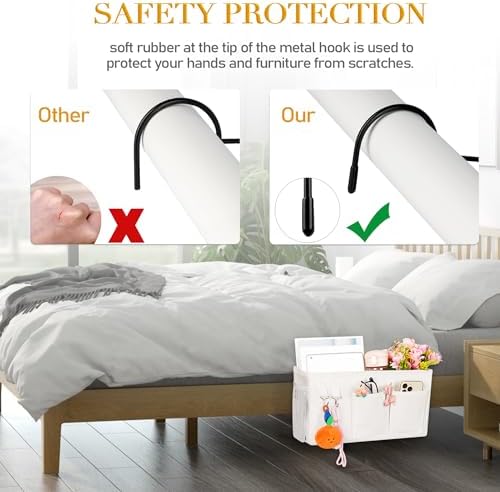 Bedside Caddy Bedside Storage Bag for Headboards/Bunk Bed - Image 6