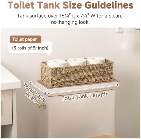 StorageWorks Toilet Paper Basket, Bathroom Basket Organizer for Storage - Image 3