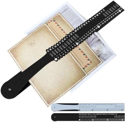 PerKoop 2 Sets Plastic Document Sorter Alphabetical Sorter, Black and Gray by PerKoop