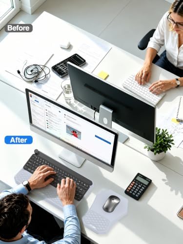 Ergonomic Wrist Rest with Keyboard Stand and Mouse Pad for Easy Typing - Image 6