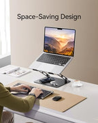 Orlian Adjustable Aluminum Laptop Stand for MacBook Air Pro Neo 10-17.3'' - Image 3
