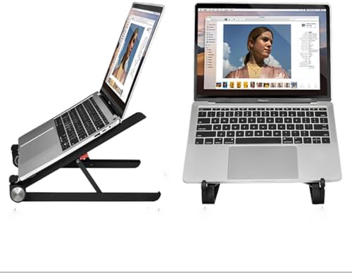 Adjustable Laptop Stand for Desk, Portable Notebook Riser Fits 18 17 16 15 - Image 2