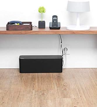 Bluelounge CableBox Cable and Cord Management System - (Black) - Pack of 2 - Image 4