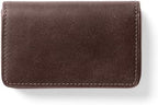 Leatherology Slim Business Card Case with Magnetic Closure - Mahogany by Leatherology
