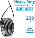 XINGO 12 inch White Long Zip Ties Heavy Duty 400 PCS, 250LBS Ultra Strong Plastic Wire Ties, Large Cable Ties Extra Long Tie Wraps, Indoor and Outdoor UV Resistant - Image 4