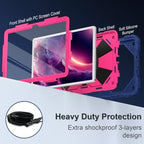 Scnioy for Galaxy Tab A11+ Plus / A9+ Case 11 Inch 2025/2023, Navy Pink - Image 2