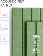 Fluxynara Large Arched Felt Bulletin Board 35.4''×23.6'', Botanical Green - Image 5