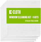 E-Cloth Window and Glass Cleaner Kit, Just Add Water - 4 Kits by E-Cloth