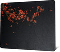 XVX Glass Gaming Mousepad, Black Plum Blossoms Hard Mouse Pads for Gaming, Professional Large Mouse Mat 16.2" x 12.2", Special Glass Surface with Improved Precision and Speed by GMKWTL