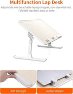 Laptop Desk for Bed, SAIJI Lap Desks Bed Trays for Eating Writing - Image 4