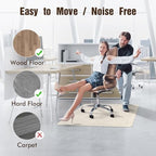 Blvornl Office Chair Mat for Hardwood Floor, Computer Chair Mat, 36" x 48" - Image 5