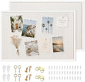 OWLKELA 2 Pcs Linen Cork Bulletin Board, 20"x 30" by OWLKELA