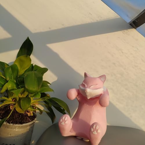Animal Fox Sticky Note Dispenser Pop-up Notes Holder for Desk Home Office School Classroom, 3x3 in, Pink, C13 - Image 6