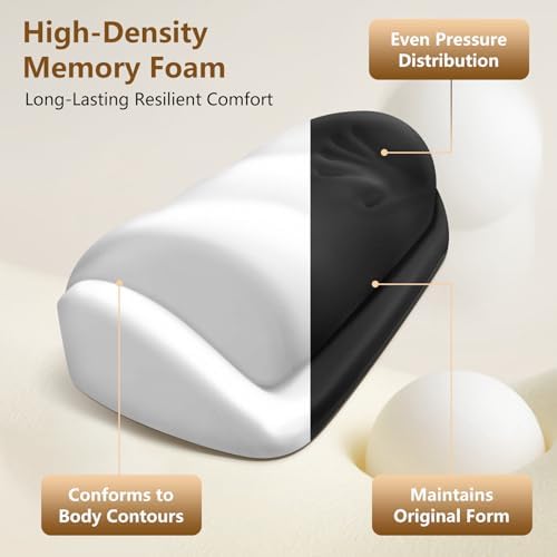 Foot Rest for Under Desk at Work, Adjustable Desk Foot Rest & Foot Stool for Office Work, Gaming Desk Accessories, Multi-Use Leg Rest Pillow for Couch, Bed Sleeping,Washable Cover - Image 5