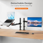 Afaloona 2-in-1 Monitor & Laptop Stand for 13-32" Monitor or 11-17" Laptop - Image 4