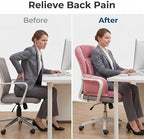 Desk Chair Cushion, Light Pink - Image 2