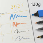 Jotsome Desk Calendar 2026-2027 with Protective Mat, Academic Desk Calendar - Image 6