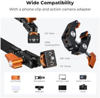 K&F CONCEPT 22" Magic Arm Clamp Kit, Overhead Desk Camera Mount - Image 3