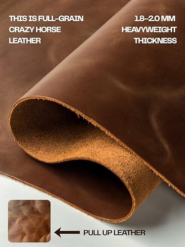 Genuine Leather Desk Pad, Office Desk Mat, Large Desk Blotter, Desk Protector, and Mouse Pad – 31.5" x 15.75" (1.8-2.0 mm) Luggage, Waterproof, Premium Quality for Desk Surface Protection and Comfort - Image 3
