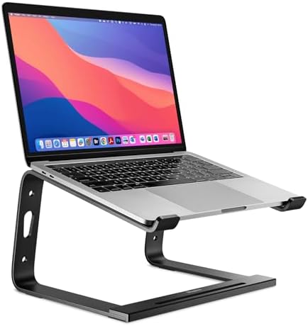 Staples TECH Aluminum Laptop Stand, Black, 11.2x10.2 Inch by StaplesTECH