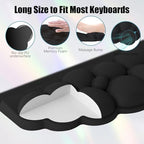 Ergonomic Wrist Rest for Computer Keyboard and Mouse, Cloud Keyboard Stand - Image 5