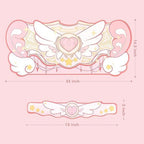 GeekShare Kawaii Mouse Pad Wrist Rest Support Set - Non-Slip Rubber Base Desk Mat and Memory Foam Wrist Rest for Keyboard and Mouse,Perfect for Gaming,or Home Office Work - Star Wings Series - Image 4