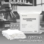 Cleanroom Cloth Wipes 9"x9",140GSM,Bag of 150 Pcs - Image 2