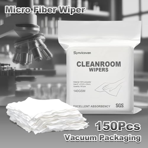 Cleanroom Cloth Wipes 9"x9",140GSM,Bag of 150 Pcs - Image 2