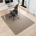Office Chair Mat for Hardwood Floor, 60" x 46" Desk Computer Chair Mats for Hard Wood, Anti-Slip Easy Glide Rolling Floor Protector Mat, Dark Brown by Futurwit