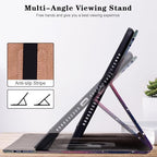 Case for Amazon Kindle Fire Max 11 (13th Generation, 2023 Release) 11" - PU Leather Flip Case with Elastic Band & Card Slots/Holder, Multi-Angle Viiewing Stand Tablet Cover, Mandala - Image 3
