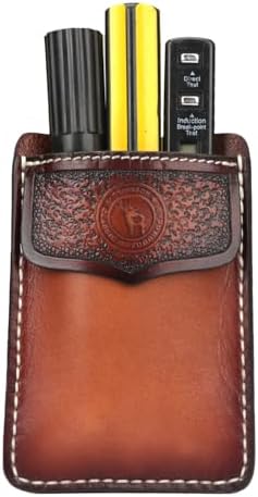 Tourbon Genuine Leather Pocket Protector for Men Durable Tool Pouch for Jeans Shirts Pocket Sleeve for Pens and Tools by Tourbn