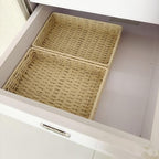 4PCS Small Woven Paper Rope Storage Basket organizing,Beige - Image 3