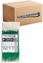 Kable Kontrol Cable Zip Ties, 8 Inch, 10000 Pcs, 50lbs Test, Green by KABLEKONTROL%C2%AE