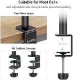 SMALLRIG Camera Mount C Stand, 15"-35" Adjustable Desk Clamp Table Tripod - Image 5