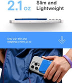 MOFT Magnetic Wallet Stand Compatible with iPhone 17/16/15/14/13/12 Series, Angle Adjustment & Magsafe Compatible MOVAS Phone Stand,Sapphire - Image 2