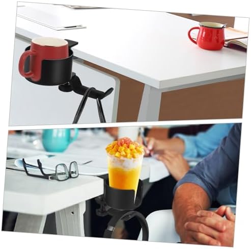 Adjustable Metal Headphone Hanger with Desk Clamp and Cup Holder - Image 6