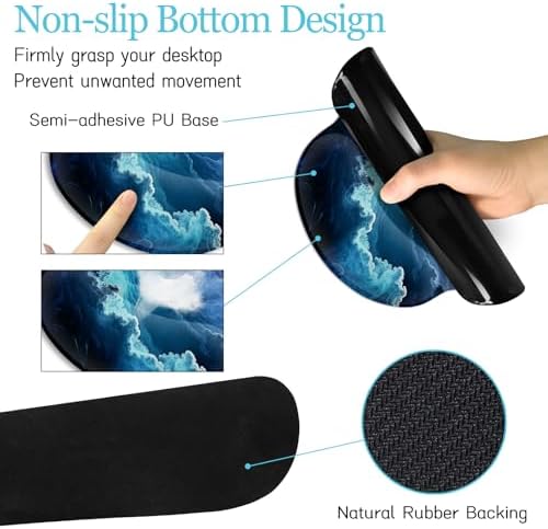 LIMKRIAN Galaxy Mouse Pad Large Desk Matt for Desktop, 4 in1 XXL Mousepad - Image 5