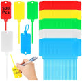 500 PCS Plastic Shipping Tags 1.46" x 2.48" Waterproof Tags Multicolored by VZZNN