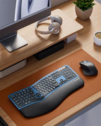 ProtoArc EKM01 Plus Wireless Ergonomic Keyboard Mouse Combo - Blue - Image 7